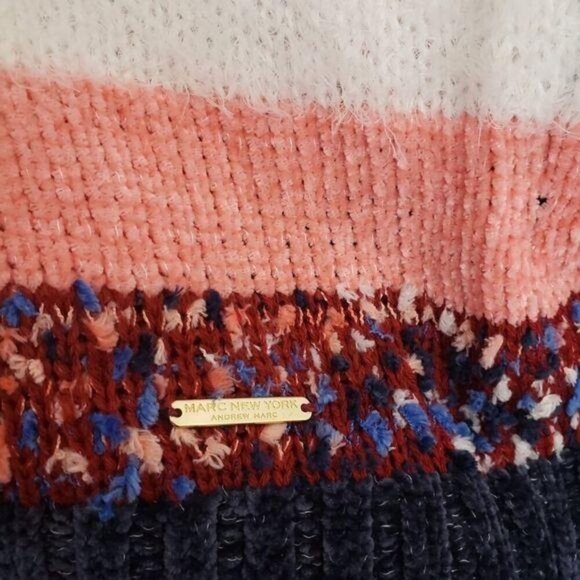 New Marc New York Andrew Marc Striped Sweater Women's Size M NWT - Picture 5 of 6